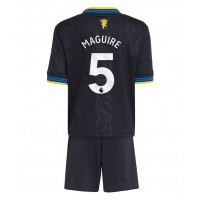 Manchester United Harry Maguire #5 Tretí Detský futbalový dres 2025-26 Krátky Rukáv (+ trenírky)